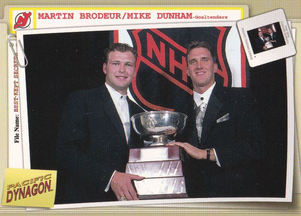 insert karta BRODEUR/DUNHAM 97-98 Pacific Dynagon Best-Kept Secrets číslo 106